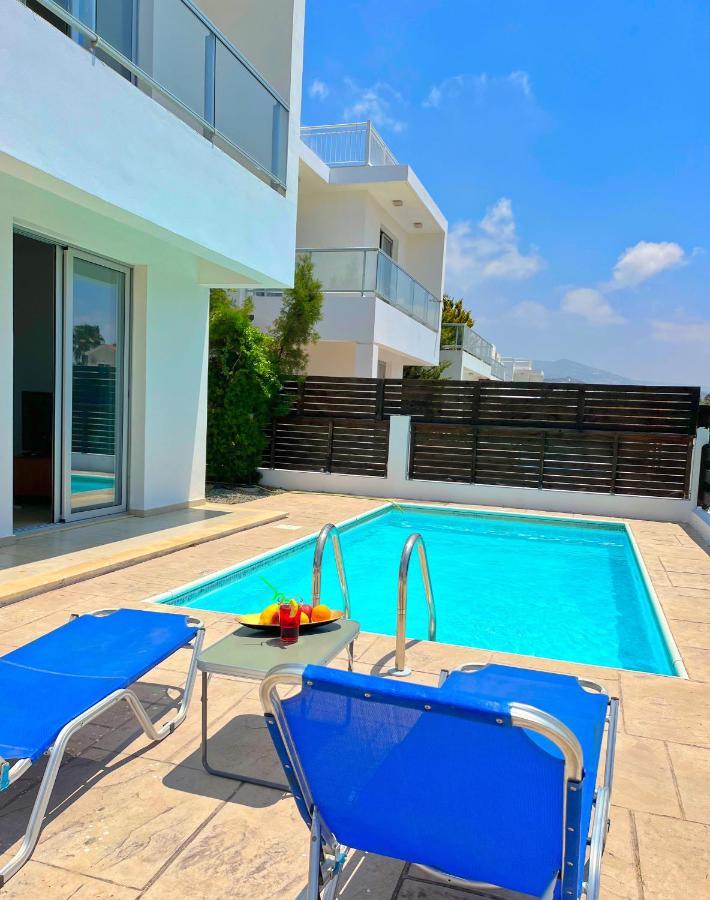 3 Bedroom Coral Bay Beach Seaview Villa I Private Pool Peyia Esterno foto