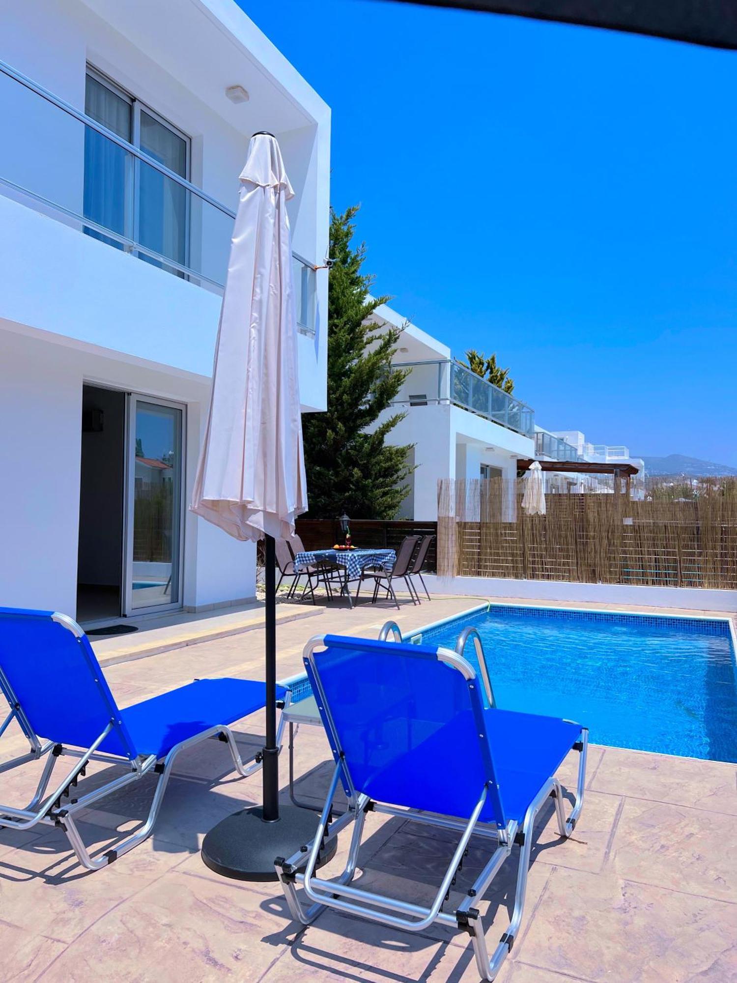 3 Bedroom Coral Bay Beach Seaview Villa I Private Pool Peyia Esterno foto